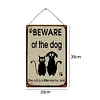 Warning - Wooden Signs - 20*30cm