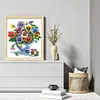 Flower- 9CT Partial Beaded Cross Stitch Kit(38x52cm)