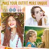 10Pairs Double Sided Dangle Drop Diamond Art Earring Kit for Women Girl (Autumn)