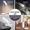 Wireless Desk Lamp Portable Magnetic Detachable LED Book Lamp Dimmable Touch Desk Lamp Magnetic 360&deg; Adjustable Reading Lamp Wall Lamp Desk Lamp