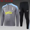 2024/2025 Tottenham Half-Pull Training Suit Grey Football Shirt 1:1 Thai Quality