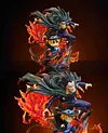 Three Brothers Sabo Cosplay Shin-chan - ONE PIECE Crayon Shin-chan Resin Statue - MianHuaTang Studio