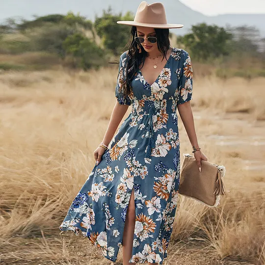 Beach Dresses For Mature Older Women Over 40, 50, 60, 70 - OlderIn Seniors  & Elderly Fashion
