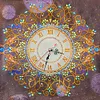 Diamond Painting-DIY Crystal Rhinestone Flower Clock(35*35 CM)