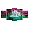 (US Local)Waterfall 5D DIY Full Drill Round Big Size Diamond Painting Kit for Home Decor 95x45cm