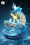 GK & 1/20 Scale World Zukan Hyper Beam Gyarados with LED - Pokemon Resin Statue - Amazing Museum Studio