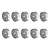 10pcs Pulley Wheel Ball Bearings 6x19x6mm 626zz Carbon Steel Miniature Bearings