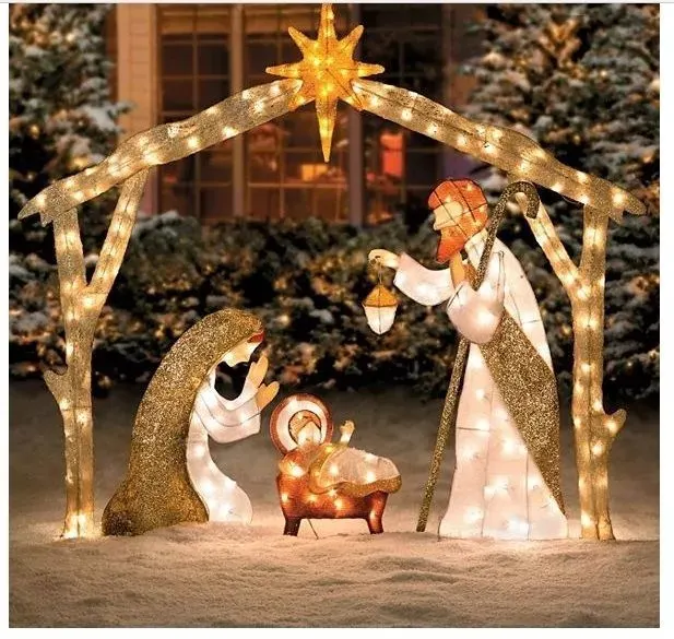 🎁💕Nativity Scene Lighted Display