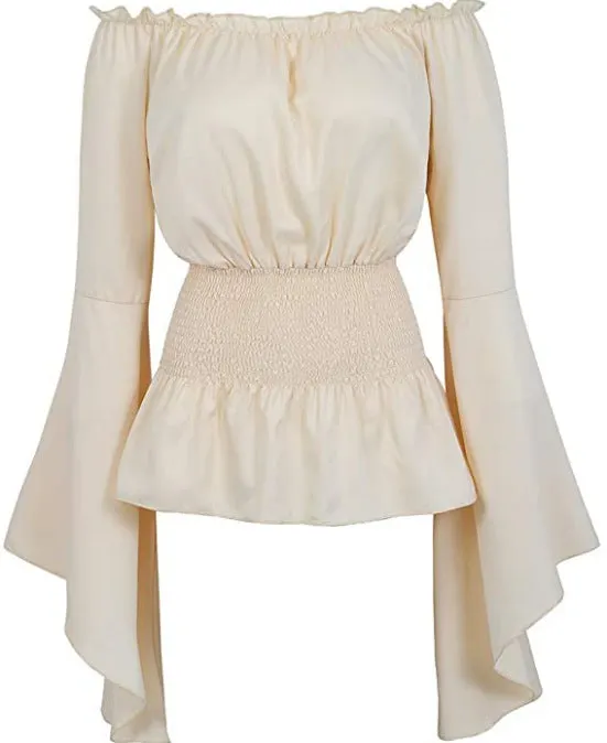 Brownm Polyester Fiber Classic Long Sleeve Women's Top