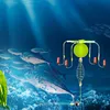 4Pcs 4 Hook Group Feeder Sinker Float Anti Winding Adjustable for Fishing Lovers