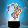 5D DIY Diamond Painting 7 Color Night Light Lamp Home Decoration Ornament Gift Kit(Unicorn)