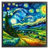 Starry Sky Scenery-11CT Stamped Cross Stitch 50*50cm/19.69*19.69in