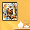 >SALE<Full Embroidery Cotton Thread 11CT Printed Woodland Eagle Cross Stitch 40x50cm