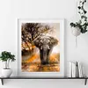 Elephant - 11CT Stamped Cross Stitch - 40*50cm - Animal
