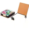 (US Local)Peacock PU Diamond Art Note Box with 160 Sheets of Paper Craft Kit