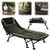 [US Local Warehouse] 33in Wide Camping Cots with Carry Bag Adjustable Sleeping Cot Foldable Bed Holds Up To 397LBS Easy To Set Up for Home Office Nap and Outdoor Beach