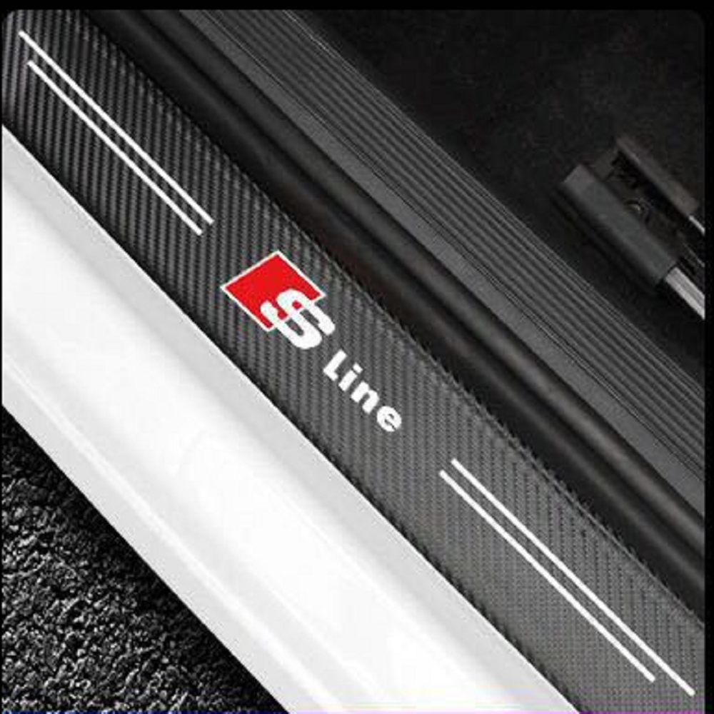 Carbon Fiber Car Threshold Sticker (4PCS)