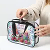 DIY Diamond Art Rhinestone Makeup Bag Crystal Transparent PVC Storage Pack Kit
