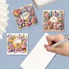 6Pcs Birthday Wishes Diamond Painting Greeting Card for Adults Beginners