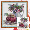 (Multi-Style) Flower-14CT Counted Cross Stitch