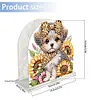 Acrylic Napkin Holder Diamond Painting Kit for Home Table Decor(Sunflower Puppy)