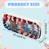 (US Local)Diamond Painting Storage Box Independence Day Wooden Jewelry Case Pencil Box for Art Crafts