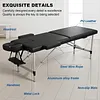 [US Local Warehouse] 185x70cm Professional Beauty Salon Bed Adjustable Backrest Reclining Massage Bed