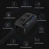 200W Car Power Inverter 12V to 220V Car Voltage Converter 4 USB Ports Adapter
