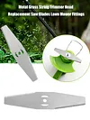 Metal Grass String Trimmer Head Replacement Saw Blades Lawn Mower Fittings
