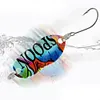 10pcs Metal Spoon Fishing Lures Spinner Bait Artificial Hard Bait Fishing Tackle