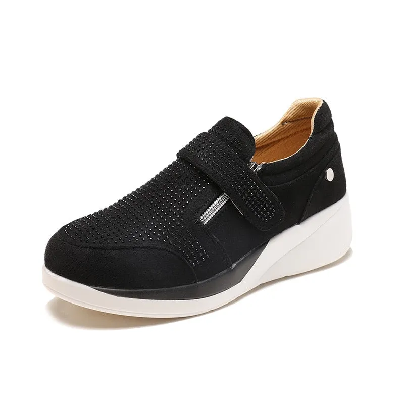 school supplies  Sneakers Women Comfortable Shoes Sport Sneakers Lightweight Platform Increased Rhinestone Shoes Walking Shoes For Women Shoes