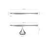 Rotary fingertip pen, inkless metal pen