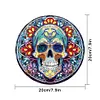 DIY Special Shaped Diamond Art Painting Acrylic Hanging Kit (Halloween Skull 2)
