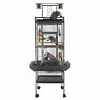 [US Local Warehouse] 60 Inch Large Bird Cage with Play Top and Rolling Stand Metal Parakeet Cage