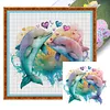 (4pcs) Animal - 18CT Stamped Cross Stitch 20*20cm/7.87*7.87in(Bundle Sale)