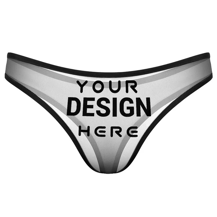 Personalized Design Women's  Thong Full Print