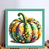 Watercolor Pumpkin-11CT Stamped Cross Stitch 45*45cm/17.72*17.72in