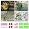 (US Local)4Pack Phrases-Special Shaped Diamond Painting Kit(30x40cm)