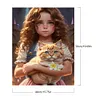 Girl Cat-Paint by Numbers Acrylic Painting 40*50CM
