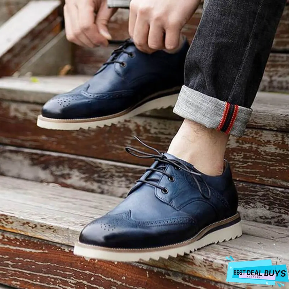 Men's Vintage Casual Brogue Shoes
