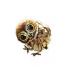 Cute Owl-Paint by Numbers Acrylic Painting 20*20cm(HOT)