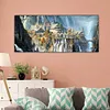 (US Local)Castle-Paint By Numbers Kit(80x40cm)
