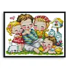 >SALE<Cross Stitch Kits Cotton Cross Stitch for Adults Kids (Happy Family)