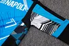 Joyfball 2024/2025 Napoli Long Zipped Jacket Blue Soccer Jersey 1:1 Thai Quality 
