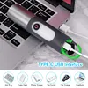 1pc ABS Flashlight, Modern Telescopic Zoom Tail With Hook Multifunctional Torches For Outdoor
