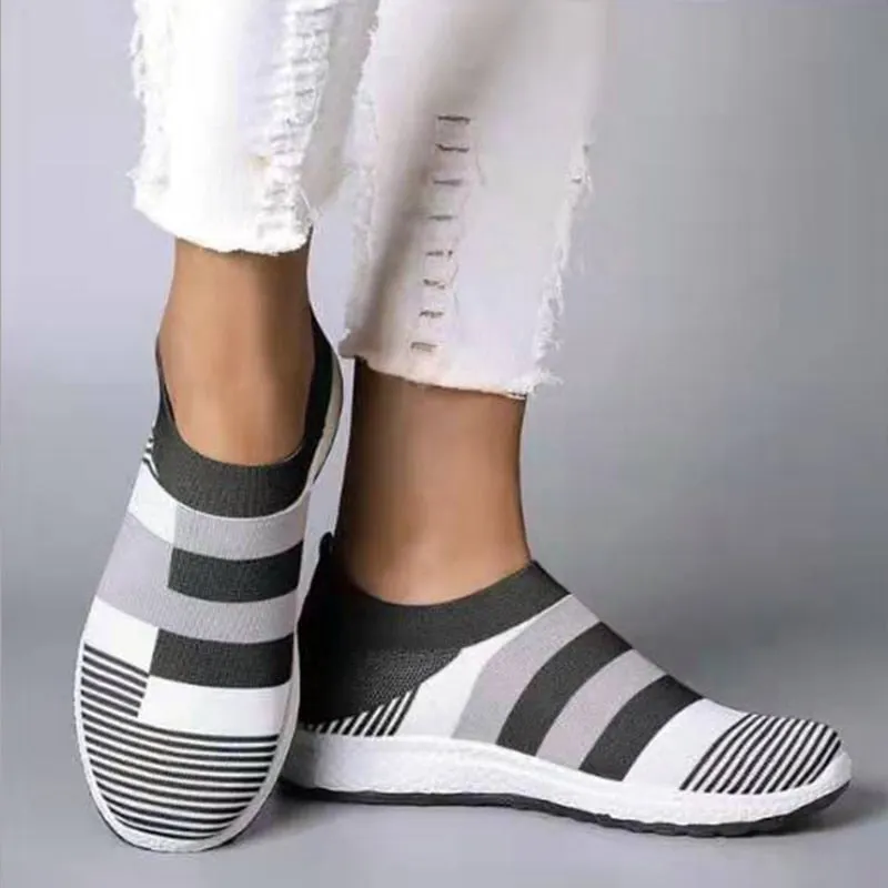 Women's sneakers 2021 summer sport shoes women sock sneakers  Flat Shoes Loafers plus size knit shoes ladies trainers