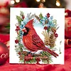 6PCS Diamond Painting Christmas Greeting Cards Congratulations Cards