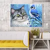 Cat Bird - Full Round Diamond Painting  40*30cm/50*40cm
