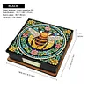 Bee Leather Diamond Painting Memo Pad Holder Mosaic Kit for Adults Beginners
