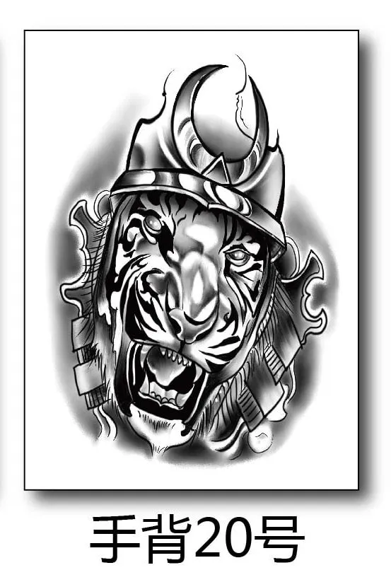 Waterproof Temporary Tattoo Sticker Satan Lucifer Circle Steering Fake Tatto Flash Tatoo Hand back Art Tattoos for Boy Women Men